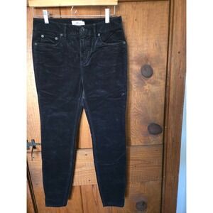 VINEYARD VINES - Women's Black Corduroy Skinny Pants Women's - Size 4